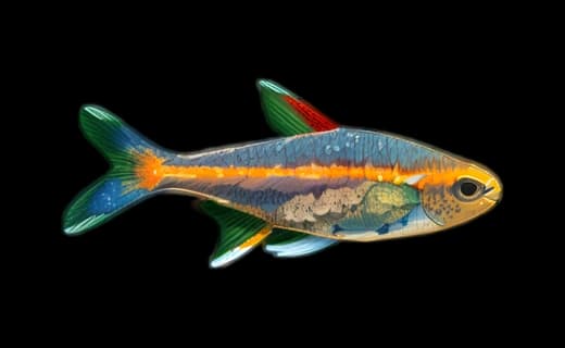 Funkensalmler (Hyphessobrycon amandae)