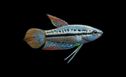 Knurrender Zwerggurami (Trichopsis pumila)